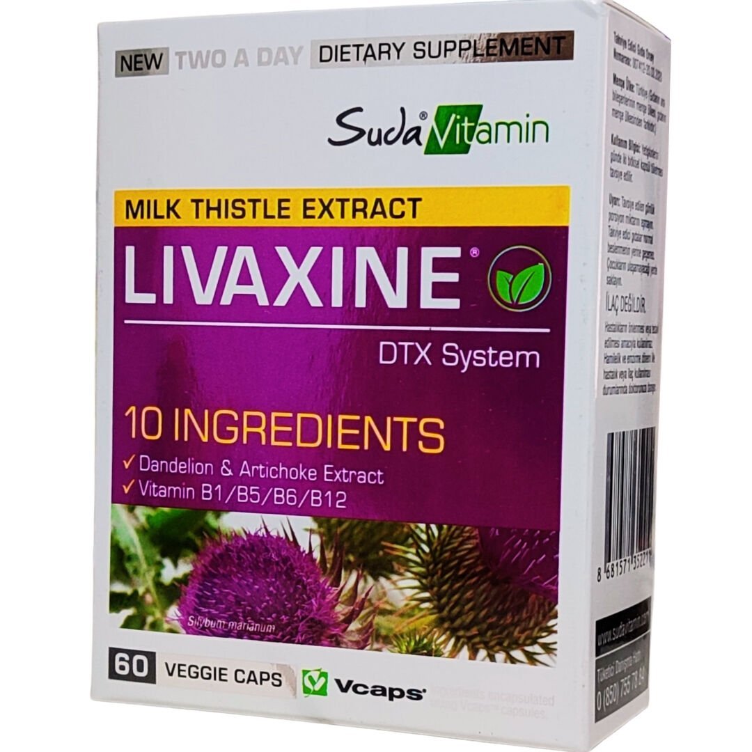 Suda Vitamin Livaxine 60 Kapsül