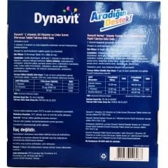 Dynavit Vitamin C + D + Çinko 15 Efervesan Tablet + Dynavit Herbal Izlanda Yosunu Vitamin C 16 Pastil