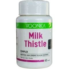 Voonka Milk Thistle Complex Meryem Ana Dikeni Tohum Ekstresi 62 Kapsül