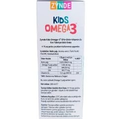 Zynde Kids Omega3 + Vitamin D3 200 ml