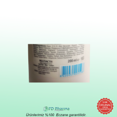 MULTIACTIV Revita Derm Q10+ Hyaluronic acid Canlandırıcı Temizleme Sütü 200ml