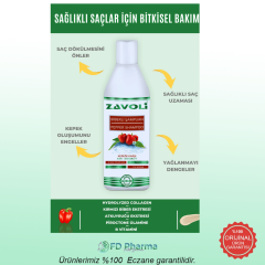 Zavoli Kepeğe Karşı Bitkisel Şampuan Biber Özlü Şampuan 250ml