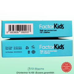FACTOR100 Factor Kids Güneş Kremi Spf50+ 100 ml