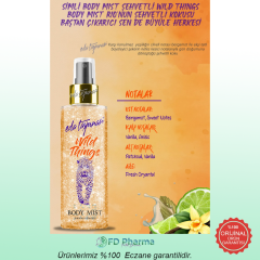 Eda Taşpınar Wild Things Simli Body Mist Vücut Spreyi 200ml