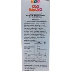 Zynde Kids Immuno Şurup 200 ml
