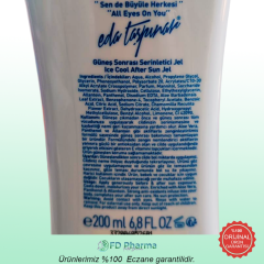 Eda Taşpınar Güneş Sonrası Serinletici Jel 200 ml