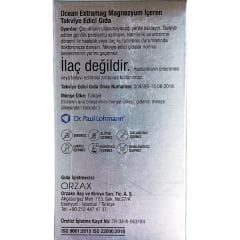 Orzax Ocean ExtraMag Üçlü Magnezyum Kombinasyonu 90 tablet Avantajlı Paket