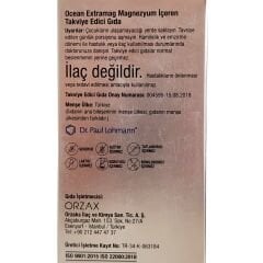 Orzax Ocean ExtraMag Üçlü Magnezyum Kombinasyonu 90 tablet Avantajlı Paket