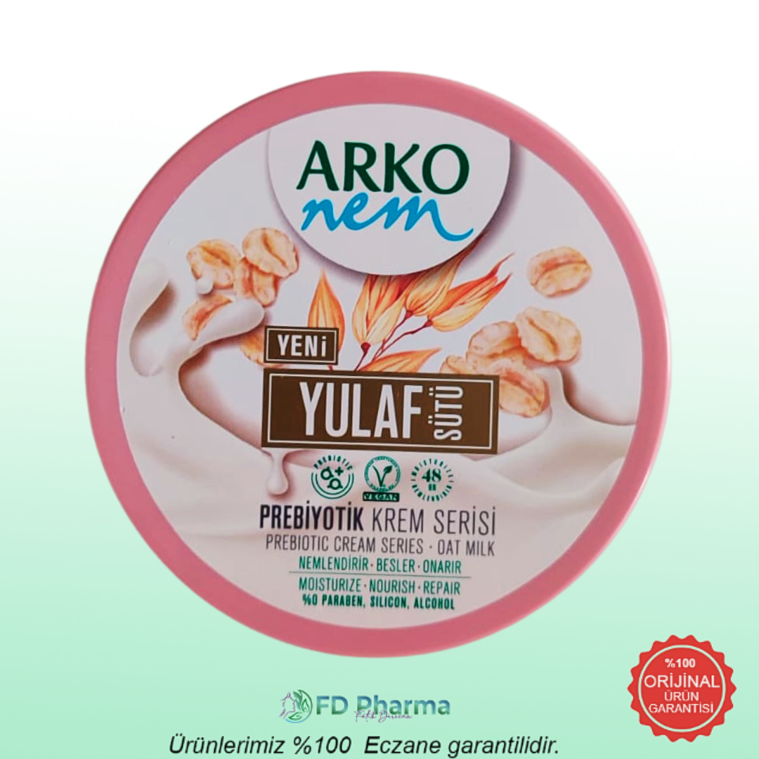 Arko Nem Prebiyotik Krem Serisi Yulaf Sütü 250 ml