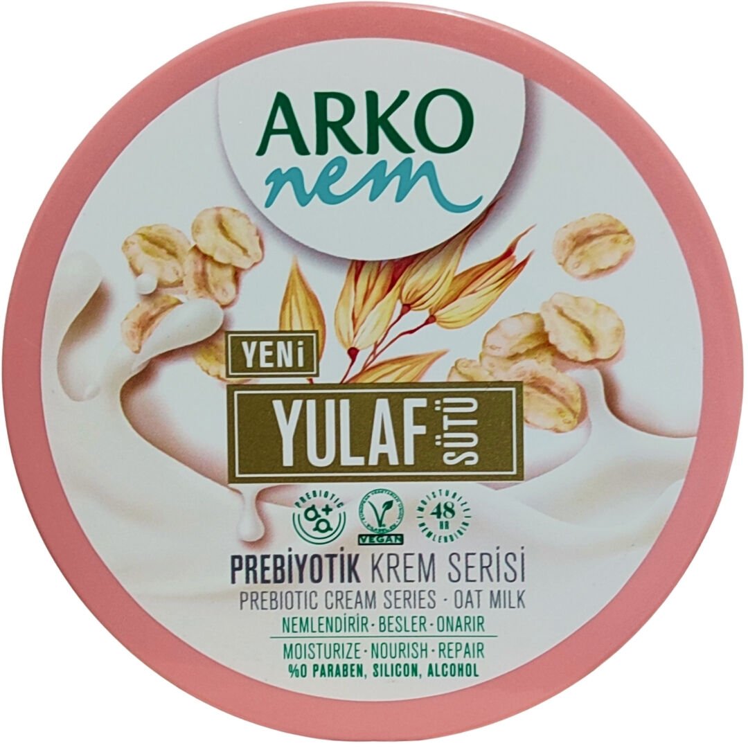Arko Nem Prebiyotik Krem Serisi Yulaf Sütü 250 ml