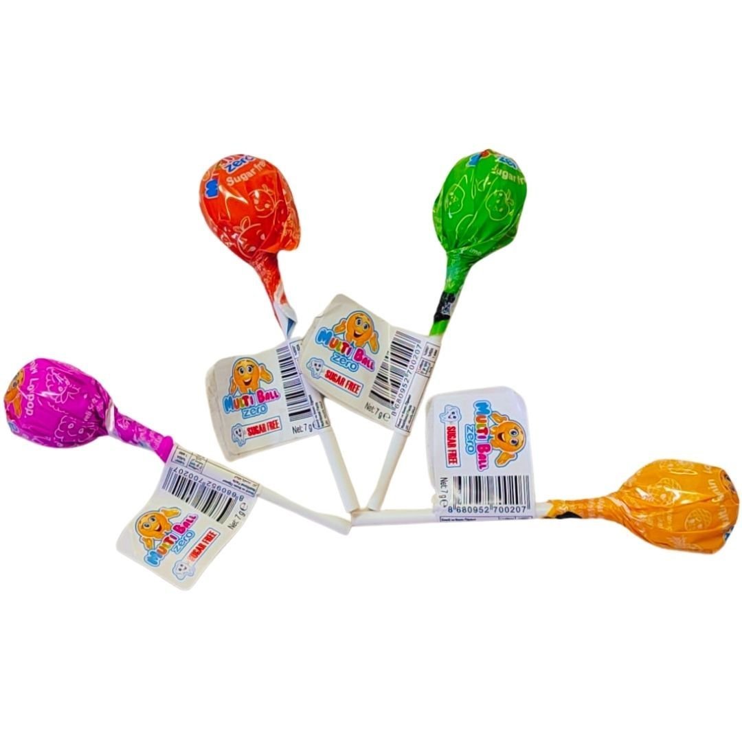 Multiball Zero Multivitamin Lolipop - Tekli