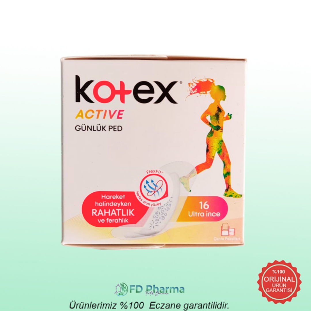 Kotex Active Günlük Ped 16'lı