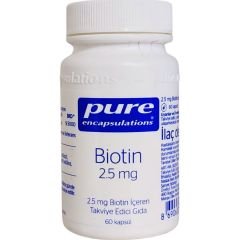 Pure Encapsulations Biotin 2,5 mg 60 Kapsül