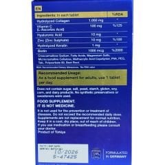 Bioxcin Beauty Collagen 30 Tablet