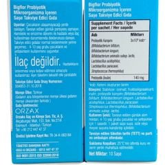Bigflor Probiyotik Mikroorganizma İçeren 10 Saşe