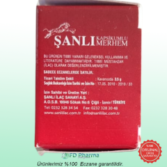 Şanlı Kapsikumlu Merhem 3.5 gr