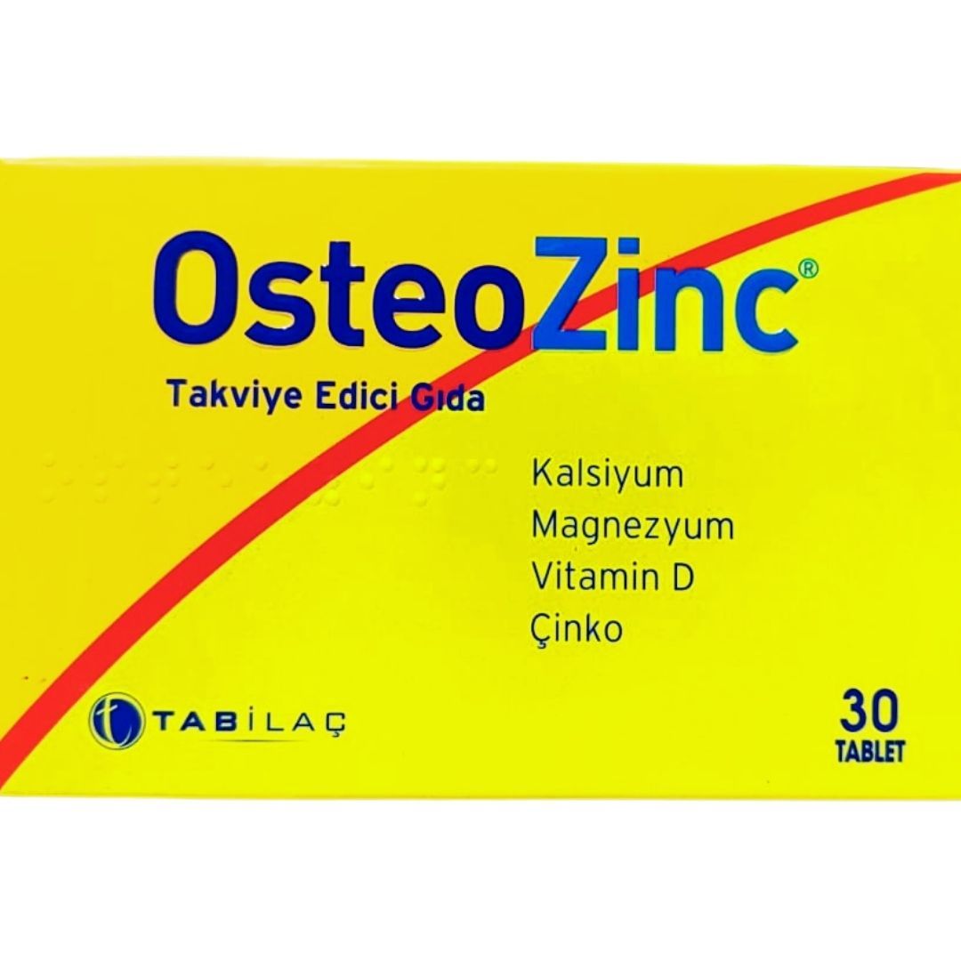 Osteozinc Takviye Edici Gıda 30 Tablet