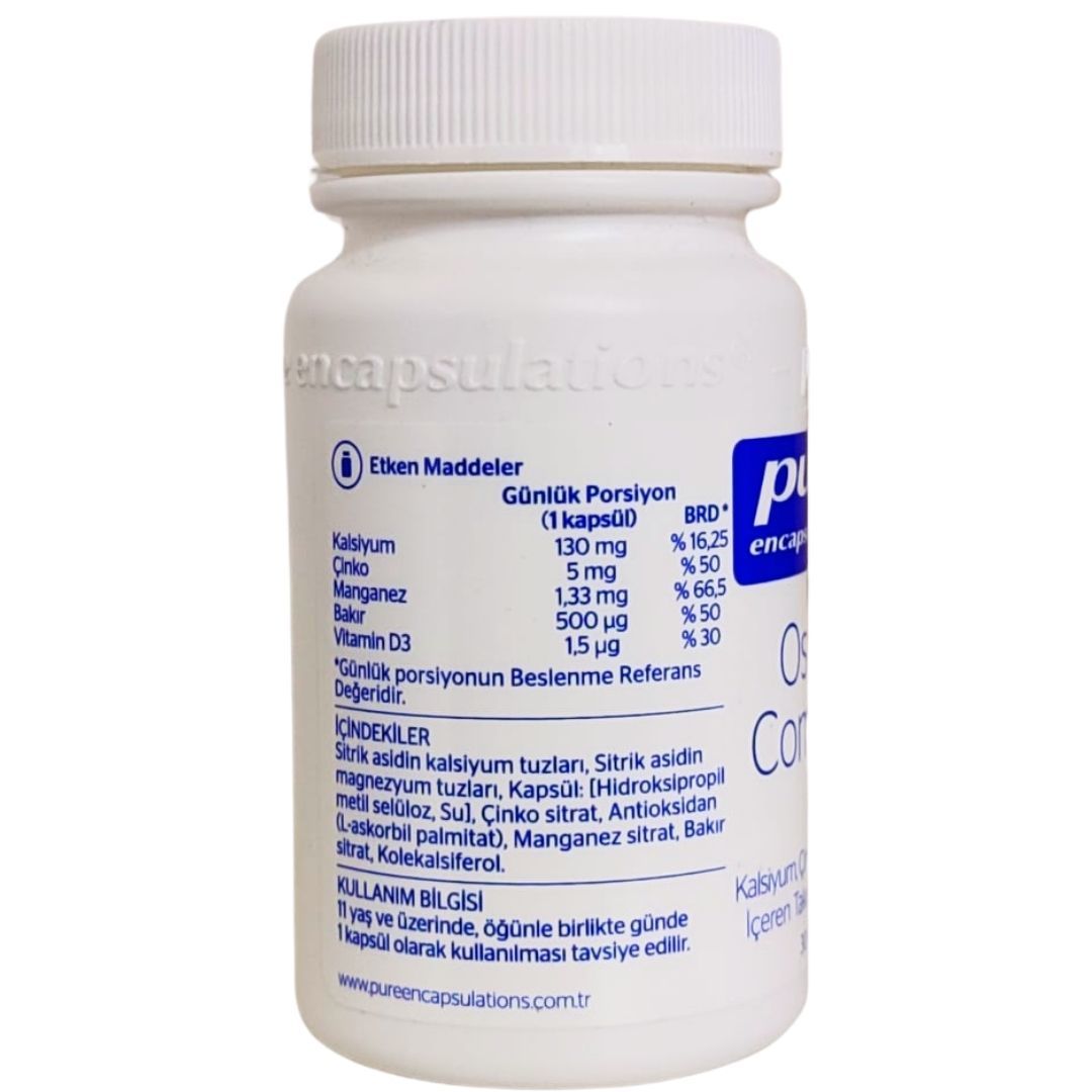 Pure Encapsulations Osteo Complex 30 Kapsül