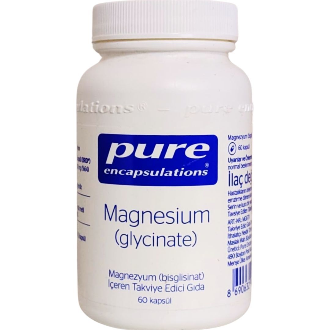 Pure Encapsulations Magnesium Glycinate 60 Kapsül