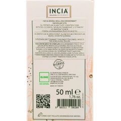 Incia Roll On Deodorant Hassas Ciltler İçin Ter Kokusu Önleyici Lekesiz 50 ml