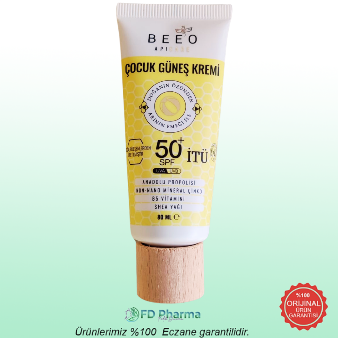 Bee'o Apicare Propolisli Çocuk Güneş Kremi SPF50 80 ml