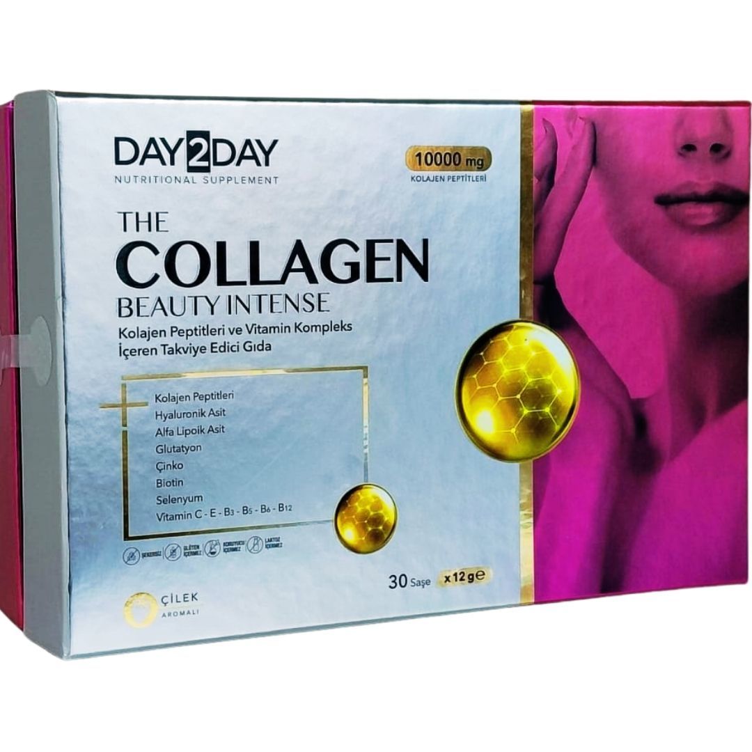 Day2Day The Collagen Beauty Intense 30 Saşe x 12 gr (Çilek Aromalı)