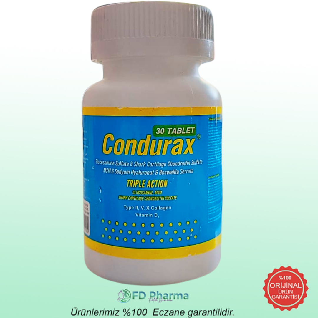 Condurax Glucosamine Shark Cartilage(Köpek Balığı Kıkırdağı) 30 Tablet