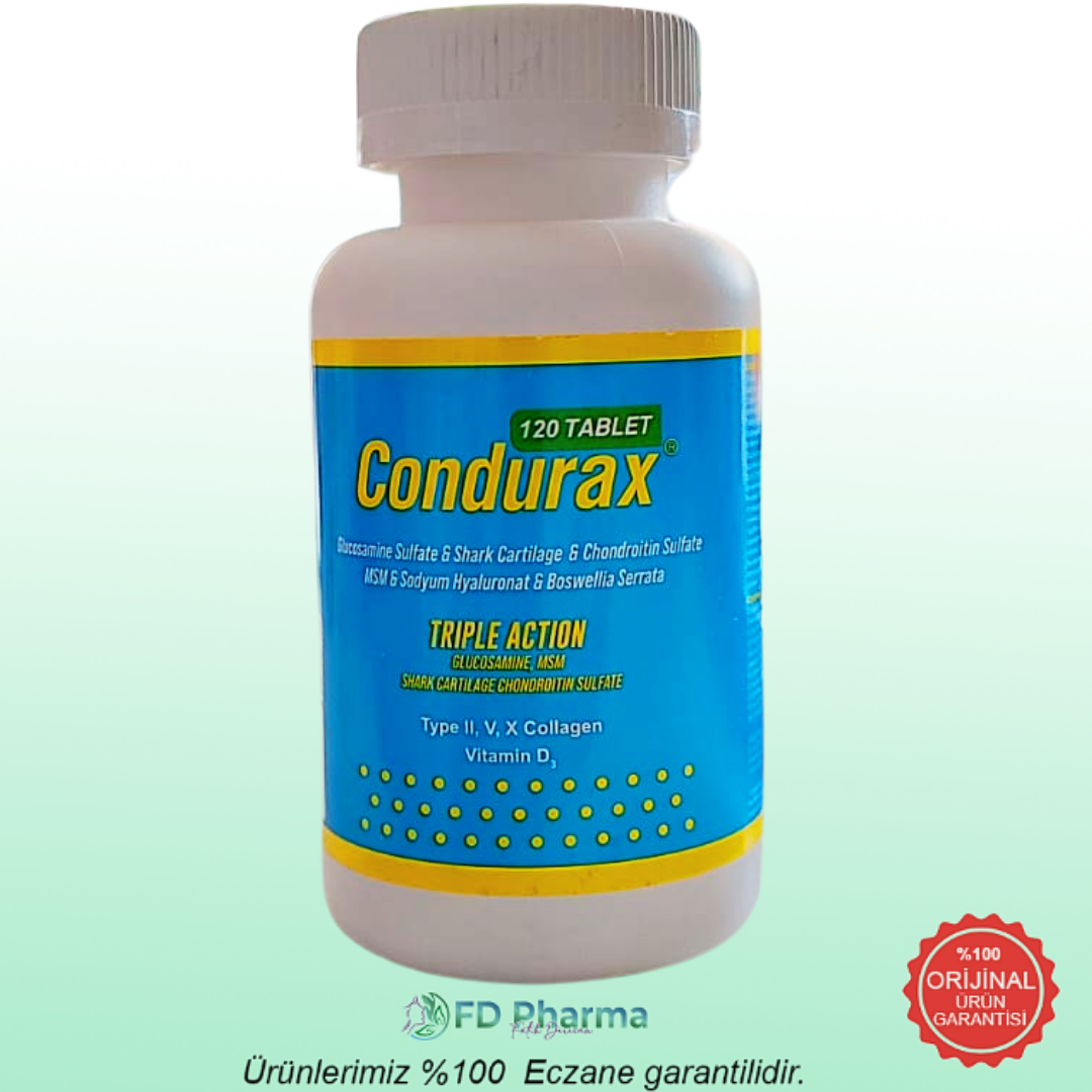 Condurax Glucosamine Shark Cartilage(Köpek Balığı Kıkırdağı) 120 Tablet