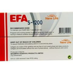 New Life EFA S-1200 Omega 3 Takviye Edici Gıda 45 Kapsül