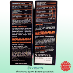 Nutraxin For Kids Vitamin Mix 7 Adet İçime Hazır Şişe