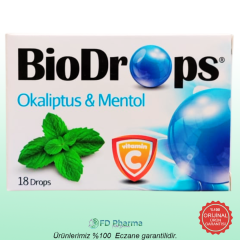 Biodrops Okaliptus Mentol C Vitaminli Pastil 18'li