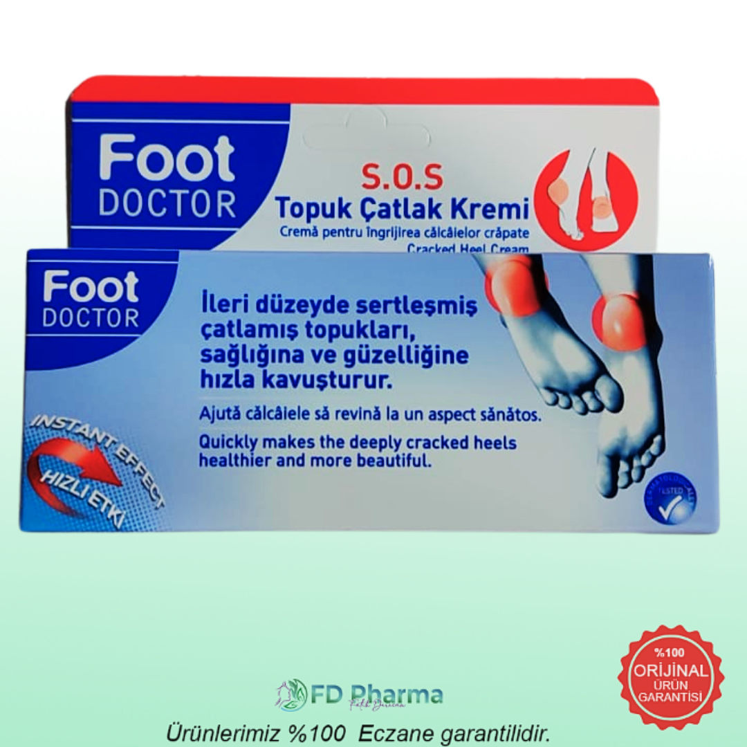Foot Doctor S.O.S Topuk Çatlak Kremi 50 ml