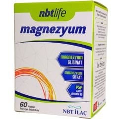 NBT Life Magnezyum Bisglisinat ve Sitrat 60 Kapsül
