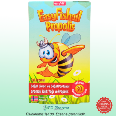 Easy Fish Oil Propolis 30 Çiğnenebilir Jel - Bal Aromalı