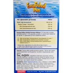 Easy Fish Oil Plus Tutti Frutti Aromalı Balık Yağı 30 Çiğnenebilir Jel