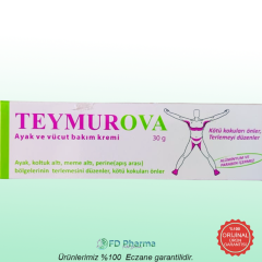 Teymurova Kötü Koku Önleme Terleme Düzenleme Ayak ve Vücut Bakım Kremi 30 gr