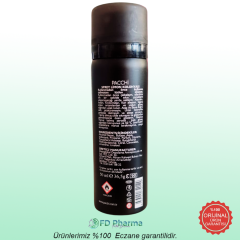Pacchi Yeni Nesil Sprey Limon Kolonya 81 Derece 50 ml