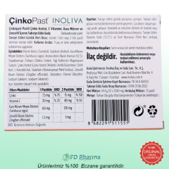 Çinkopast Nane Zencefil Kara Mürver Pastil 12'li