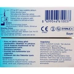 Bepanthol Eye Tekli Doz Nemlendirici Göz Damlası 20 Flakon