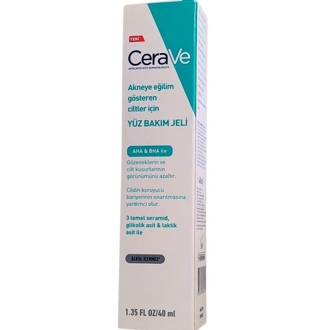 CeraVe Akneye Eğilim Gösteren Ciltler İçin Yüz Bakım Jeli 40 ml