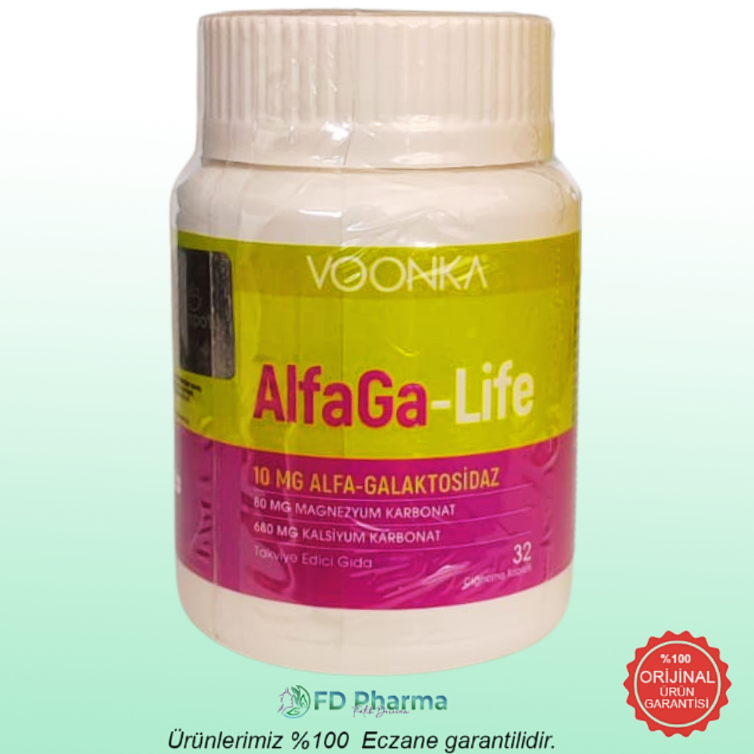 Voonka AlfaGa-Life 32 Çiğneme Tableti
