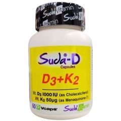 Suda Vitamin Suda-D D3+K2 Takviye Edici Gıda 60 Kapsül