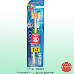 Banat Deep Clean Medium Orta Diş Fırçası 1+1