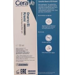 CeraVe Onarıcı El Kremi Kuru & Sertleşmiş Eller İçin 50 ml