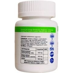 Voonka Ginseng Ginkgo Biloba L-Arginine 30 Kapsül