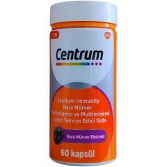 Centrum Immunity Kara Mürver İçeren Takviye Edici Gıda 60 kapsül