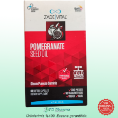 Zade Vital Nar Çekirdeği Yağı 400 mg 60 Kapsül