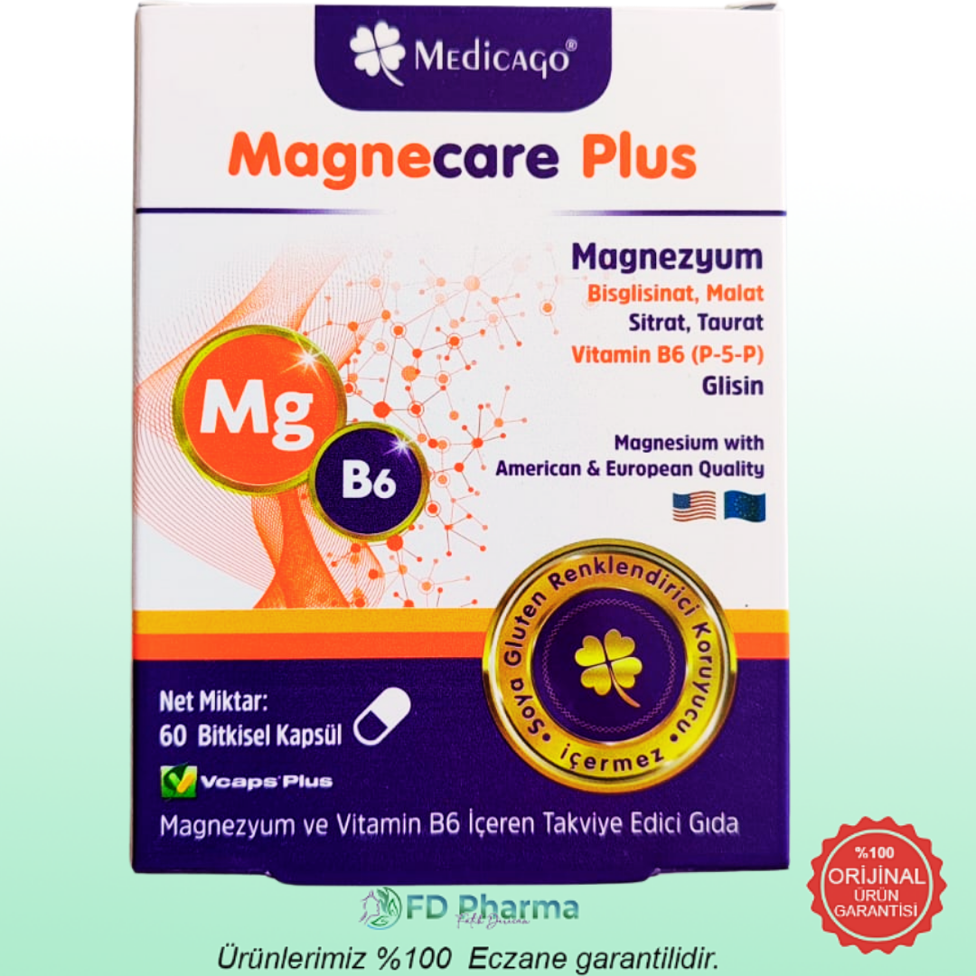 Medicago Magnecare Plus 60 Kapsül