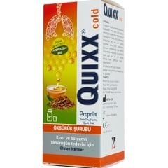 Quixx Cold Propolis, Sinir Otu, Hatmi ve Çiçek Balı İçeren Takviye Edici Gıda 120 ml
