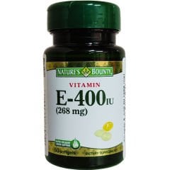 Natures Bounty Vitamin E-400 IU Takviye Edici Gıda 50 Jelatin Kapsül